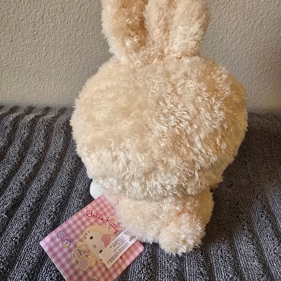 Sanrio Smiles Hello Kitty Plush Fuzzy Easter Bunny Outfit 2022 10" NWT BA - Picture 2 of 3